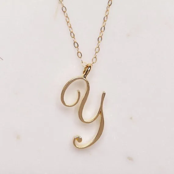LuckyLy Collares De Mujer De Corazón Con Iniciales , Acero Inoxidable Con Baño De Oro Rosa 18k Y Zirconia Cúbica, Cadena Con Dije - Modelo Adina, Letra L