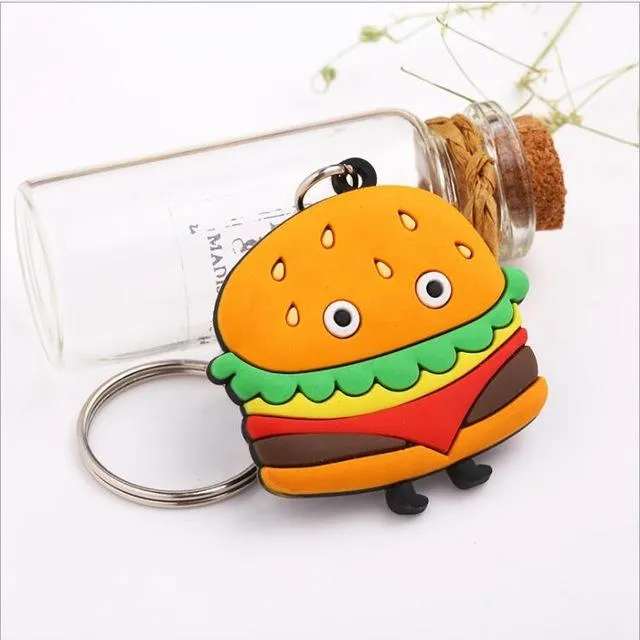 1PCS-Lovely-Animals-Food-Hamburger-Pizza-Hydrogen-Balloon-Silicone-Cartoon-Key-Ring-Keychain-Backpack-Accessories-Key.jpg_640x640 (8)