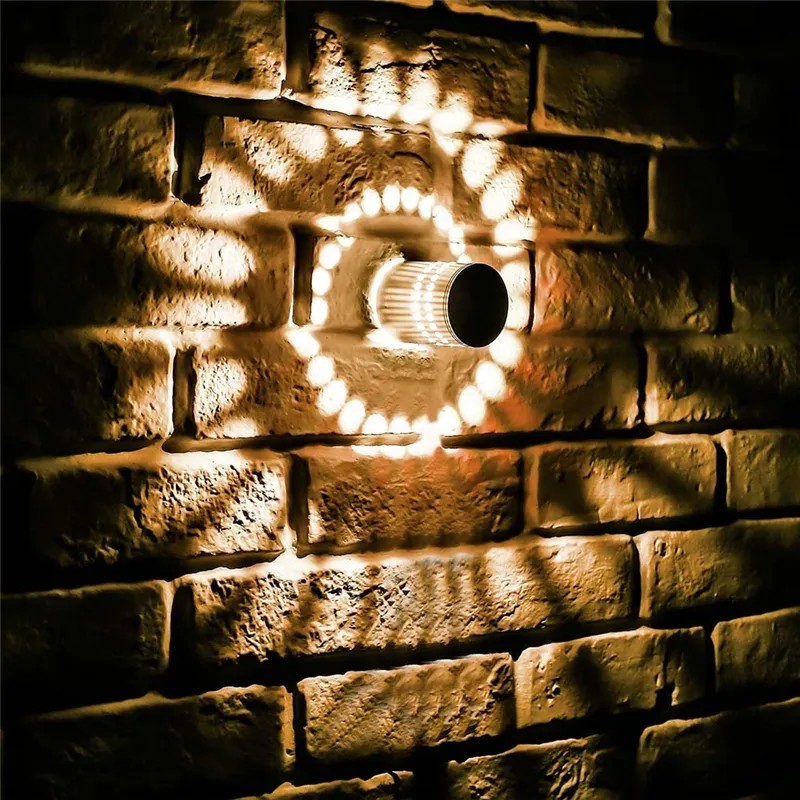 Rgb spiral hole wall lamp led discount