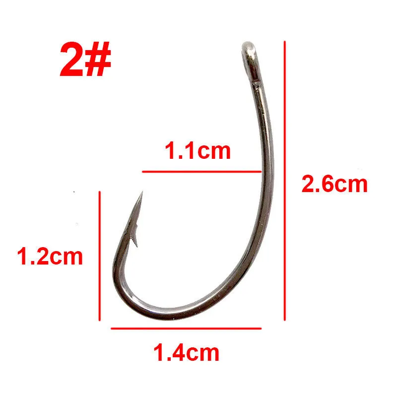 8245 Curve Carp Fishing Hook Barbed Carbon Steel Fish Hooks 2#4#6#8# Fishing  Tackle Box 235Y From 5,32 €