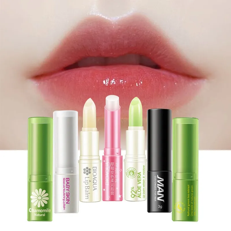 BIOAOUA Images Brand Women Lipstick Man Pure Natural Plant Lip Balm Moisturizing Lip Skin Care Makeup