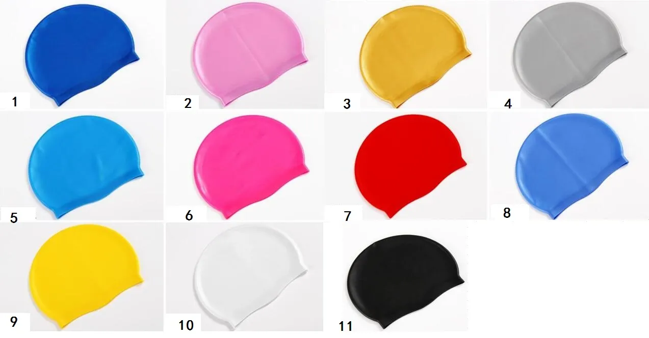 Lot De 2 Bonnets De Bain 3D Silicone Étanché Protection Oreilles – Poches Anti-Eau Pour Natation Piscine Enfant Adulte