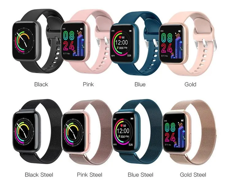 Suministro Al Por Mayor Reloj Elegante P4 Hombres IP67 A Prueba De Agua De  1,4 Pulgadas De Pantalla Grande 170mAh Espera Largo Del Ritmo Cardíaco  Llamada De Recordatorio SmartWatch Para Android De