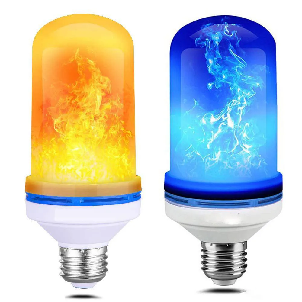 7W E27 E26 B22 Flame Bulb 85-265V LED Flame Effect Fire Light Bulbs Flickering Emulation Atmosphere Decorative Lamp