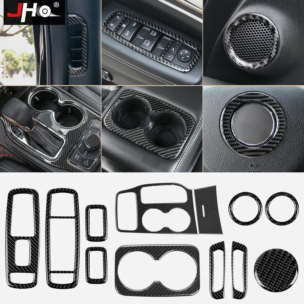 para el coche real de fibra de carbono recorta Kit para 2014-2019 Jeep