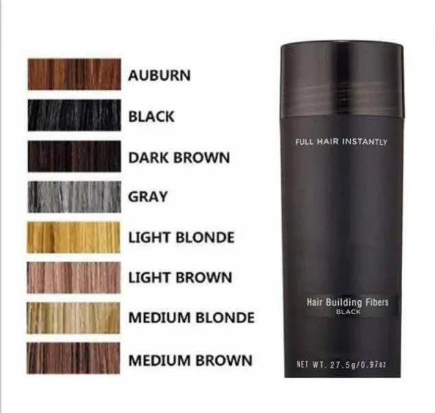 Hair Building Fibers Pik 27,5 g dünner werdender Concealer Instant Keratin Hairs Powder Black Spray Applikator