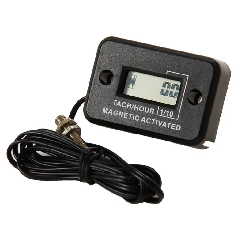 Freeshipping Digital Diesel engine hour meter tachometer for water pump mining machinery drill mixer generator Excavator roller mast crane