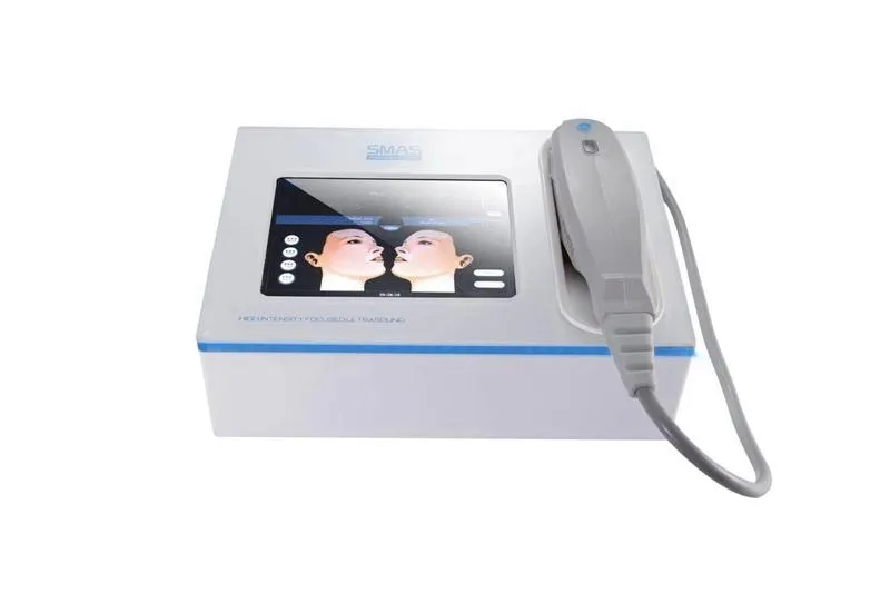 Nieuwe professionele HIFU High Intensity Focused Ultrasound Hifu Face Lift Rimpelverwijdering Body Slimming Machine met 5 koppen voor gezicht en lichaam