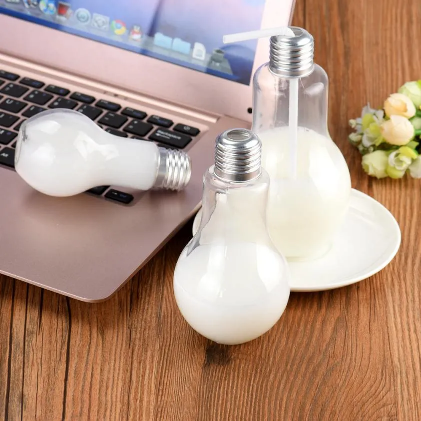 Creative Simple water bottle Fashion High quality life home essential Light cup shape Creative Lamp Shape Bottle