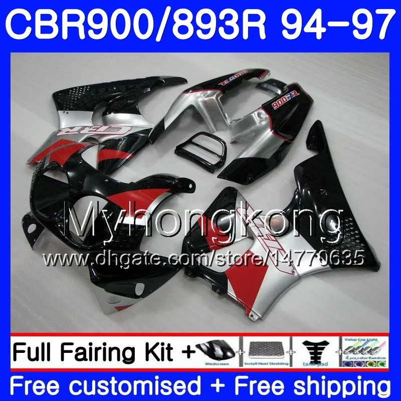 HONDA CBR900RR CBR 893RR 1994 1994 1996 1997 1997 Vücut 1997 için Kit Vücut Geliştirme