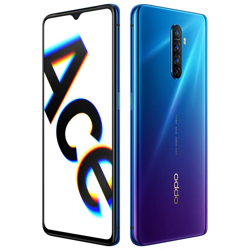 Оригинальные OPPO RENO ACE 4G LTE Сотовый телефон 12 ГБ ОЗУ 256 ГБ ROM Snapdragon 855 Plus Octa Core Android 6.5 "48mp NFC отпечатков пальцев ID мобильного телефона