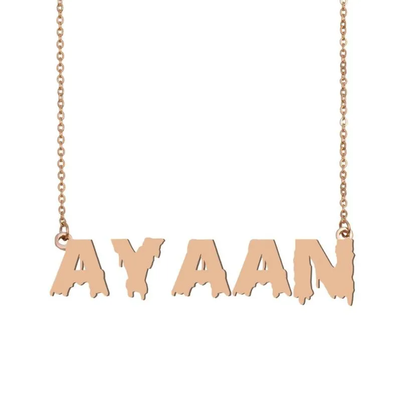 Ayaan on sale name locket