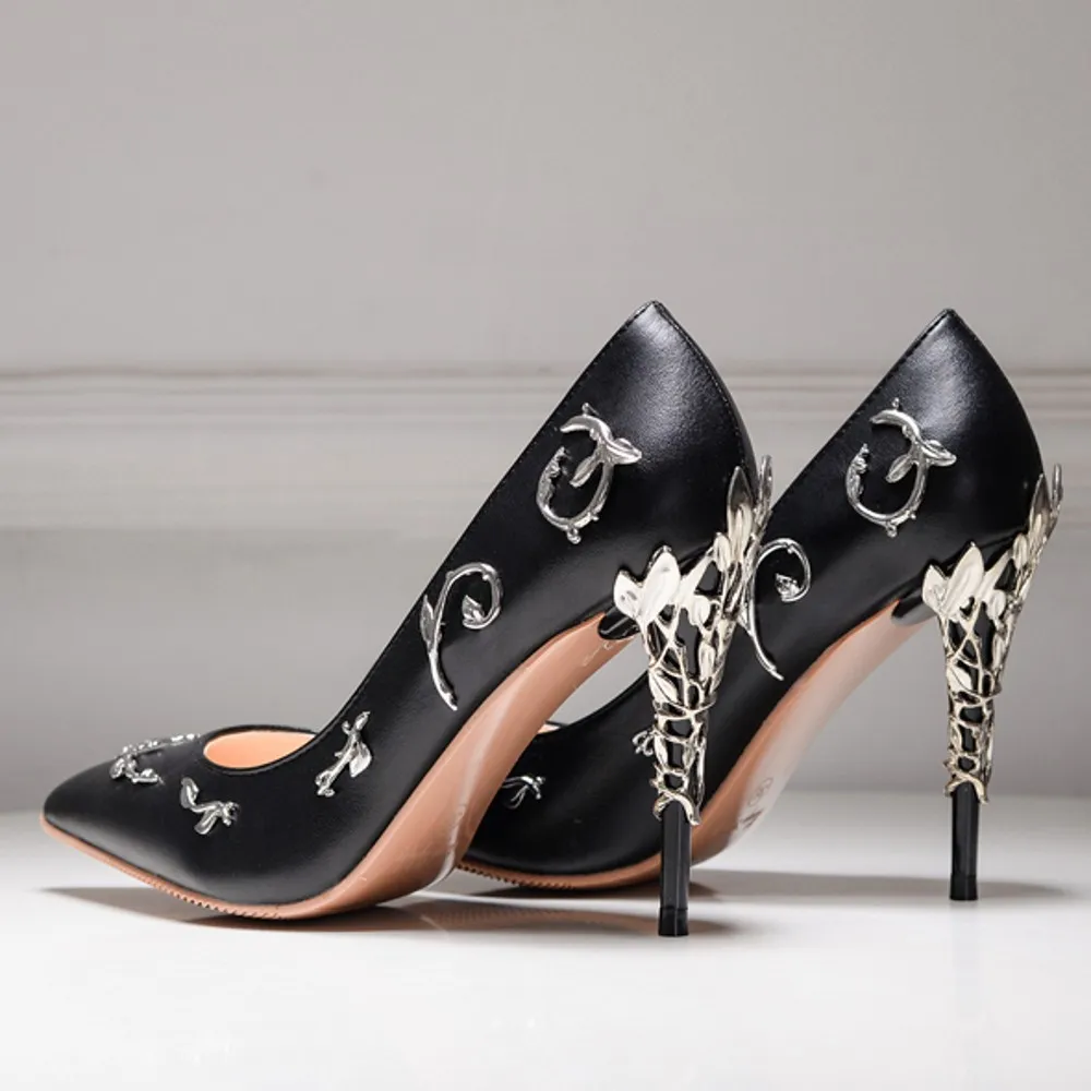 Tacones Negros Zapatos Buenos De Mujer Zapatos De Novia Negros