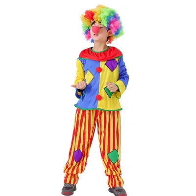 2019 nuovo ruolo di Halloween nel ruolo di abiti da clown per bambini cosplay show costume 2019 nuovo ruolo di Halloween nel ruolo di abiti da clown per bambini cosplay show costume