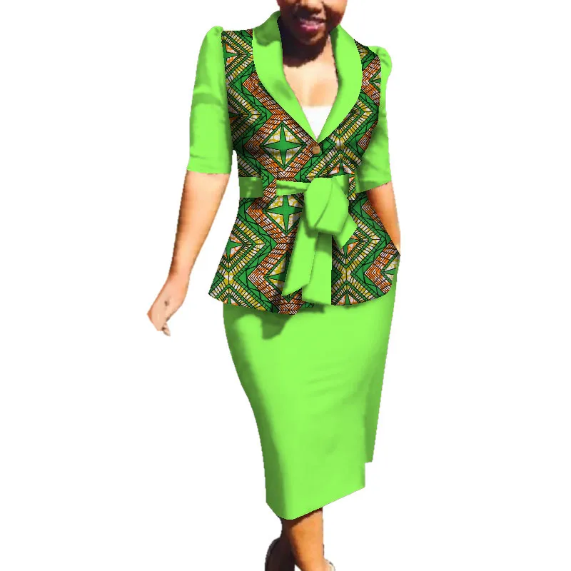 Ankara skirt and online blouse for plus size