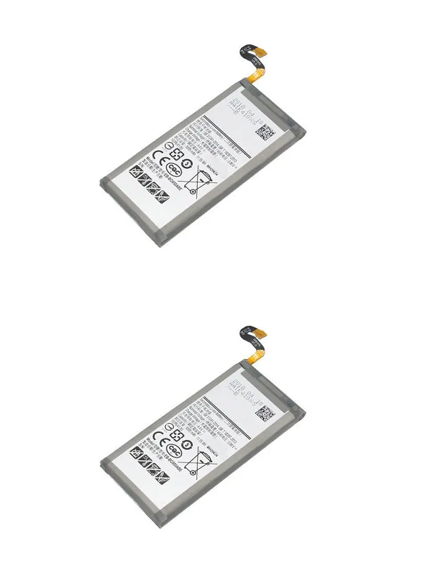 2pcs / parti 3000mAh 3.85VDC EB-BG950ABE Byte Batteri för Samsung Galaxy S8 G950 G950F G950A G950T G955S G950P G950U batteis