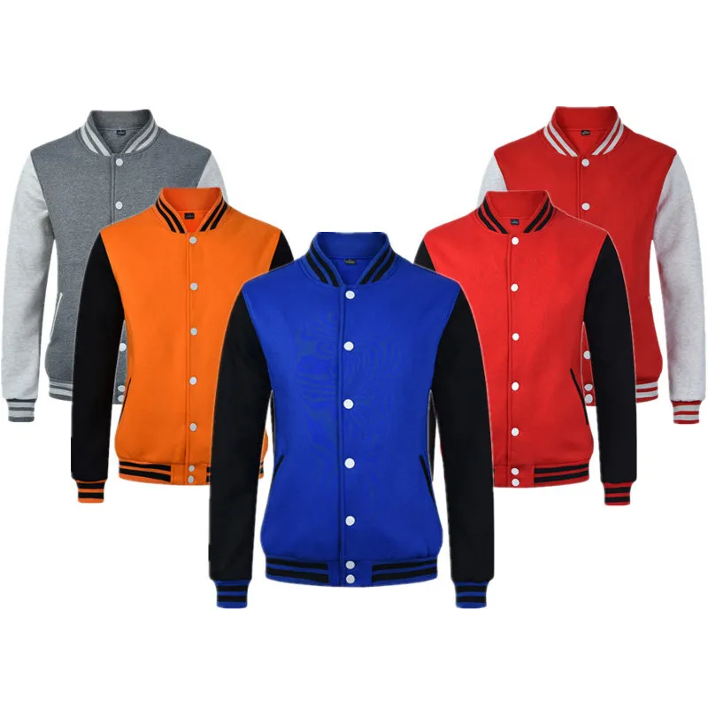 Nieuwe mannen / jongen honkbaljack mannen 2019 mode ontwerp wijn rood heren slim fit college varsity jas mannen merk stijlvolle Veste Homme