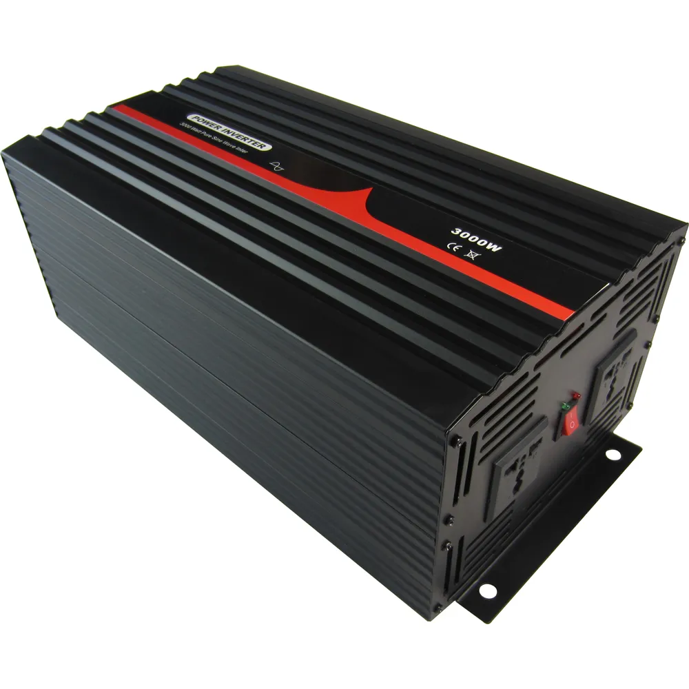 3000VA / 3000W / 3KW 단상 순수 사인파 인버터 12V 24V 48V DC ~ 100 ~ 120VAC, 220 ~ 240VAC 출력 산업 주파수