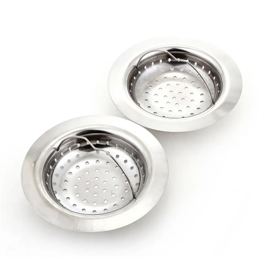 Kitchen Sink Stainless Sink Strainer With Handle Premium Stainless Steel Sink  Garbage Disposal Stopper Mesh Basket Drain Filter From Dianz, $0.82