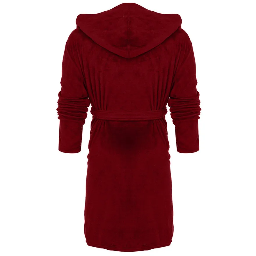 Winter Solid Warm Bathrobes For Women Knee Length... From Zhangting27,  $13.89 | DHgate.Com