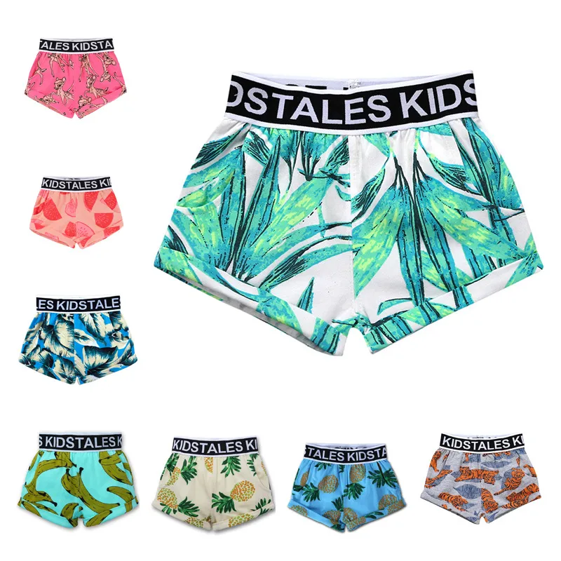 Baby boys Board Shorts children watermelon Pineapple leaves print Swim Trunks 2019 Summer fashion Beach Shorts 14 colors Kids Clothing C6282