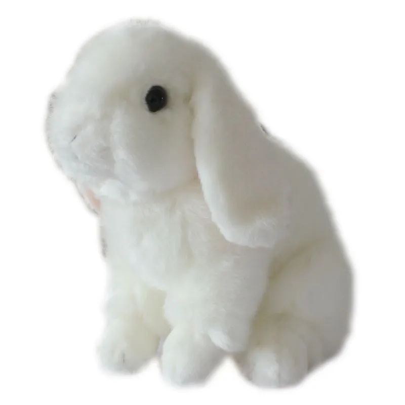 white rabbit stuffed toy