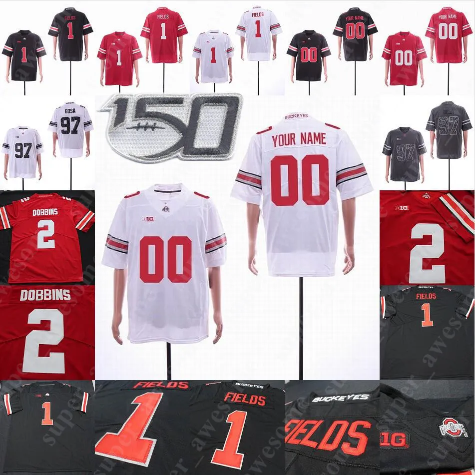 Maglia da calcio Ohio State Buceyes Archie Griffin 75 Orlando Pace 2 Cris Carter Chris Spielman 32 Jac Tatum Malcolm Jenins A. J.