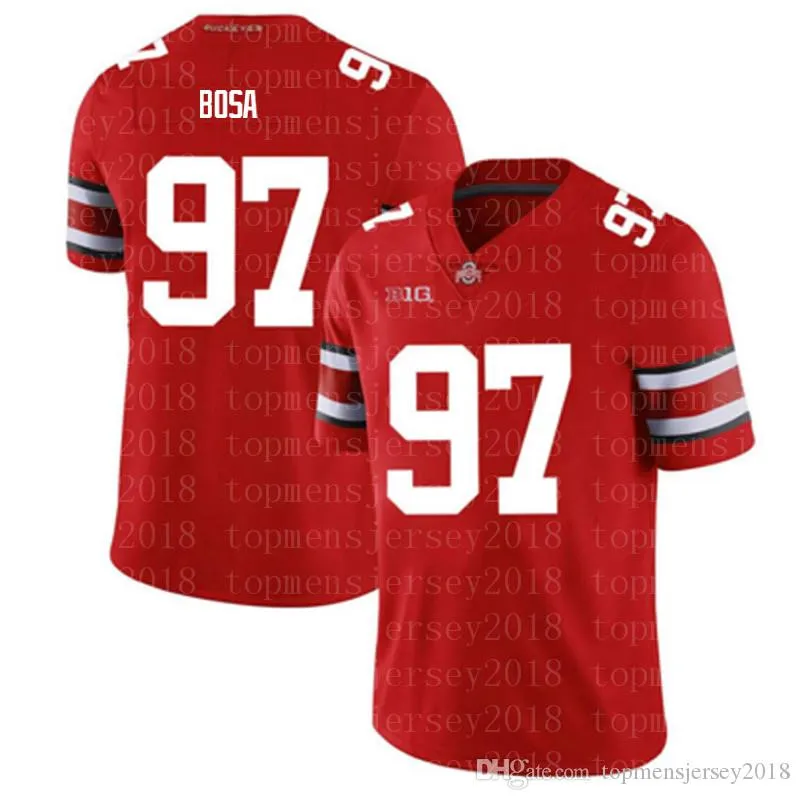 NCAA Ohio State Buckeyes Jersey 97 Nick Bosa 7 Dwayne Haskins Jr American College Football Wear 99 From Big red shop 13.26 DHgate.Com