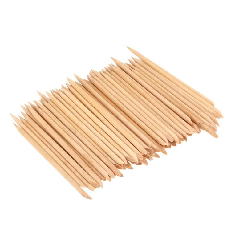 50,000pcs X Nail Art Orange Wood Sticks Cuticle Pusher Remover Wooden Nail Push Nail Art Beauty Tools Accessories