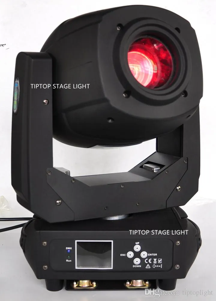 Tiptop 230W LED MOVENE HEAD LIGHT BEAM SPOT ZOOM LYRETATION 6 5 2つの効果DJナイトクラブパーティーライトTP-L2227Uのプリズム移動ヘッド