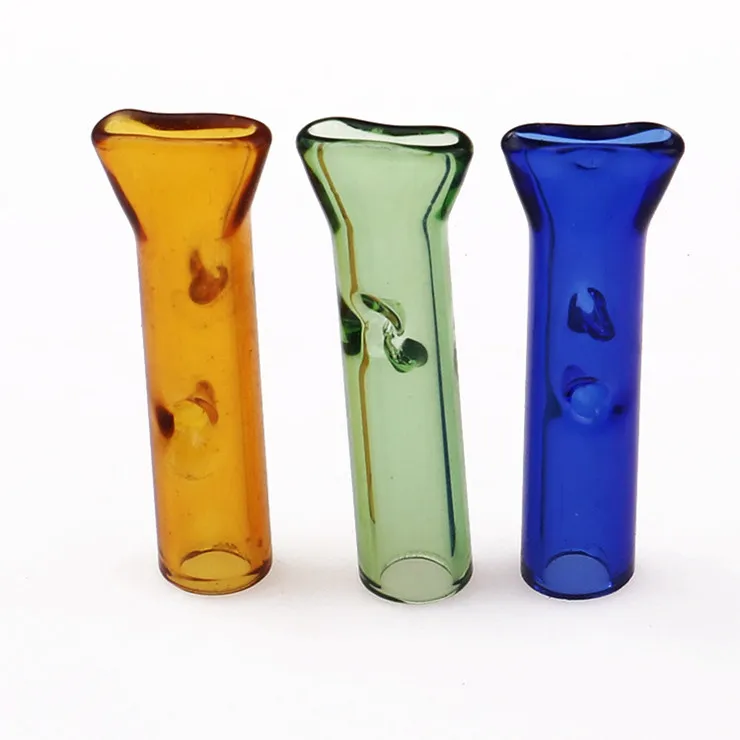 Glas Filter Tips Sigaret Filter Kleurrijke Rolling Tip Steamroller Sigaret Tabak Roken Droog Kruid Houder voor Blunts retail Pakket