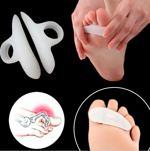 1 Pair Silikon Jel Ortopedik Metatarsal Yüzükler Çekiç Toe Ayırıcı Düzeltme Düzleştirici Ayak Bakımı Ayakkabı Yastık Pedleri O7FZ