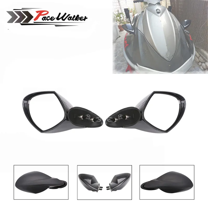 OEM PWC WAVERUNNER MOTORBOAT LH RH 미러 세트 2005 2007 2009 VX 110 디럭스 / 크루저를위한 오토바이 액세서리