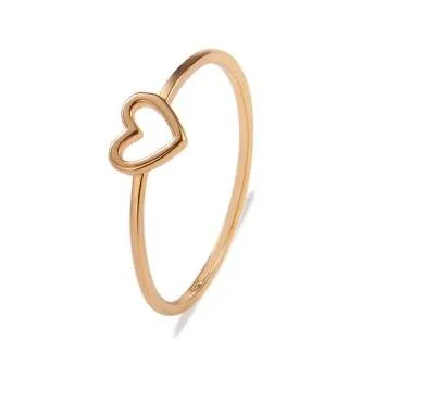 Simple Fashion Love Rings For Girls And Ladies Gold/Silver