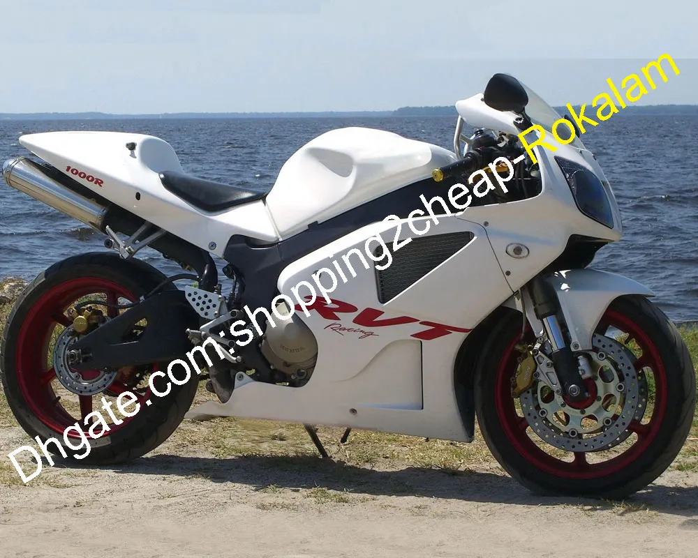 Moto Bodywork Parts for Honda VTR 1000 SP1 SP2 RC51 RVT 1000R 2000 2001 2002 2003 2004 2006 Fairing White ABS motocicleta