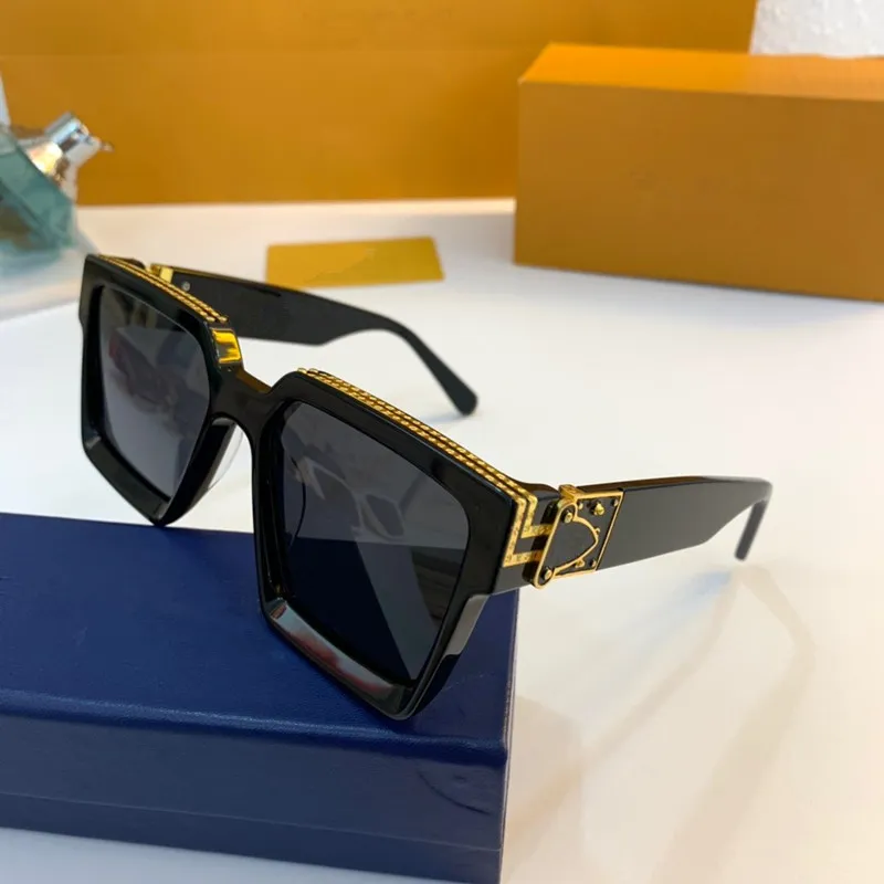 O mais recente venda popular moda homens designer de óculos de sol 0937 quadrado placa de metal moldura quadro de qualidade superior uv400 lente com caixa