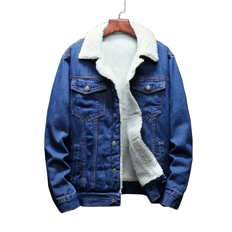 Ny 2019 kvinnor grundläggande kappa vinter denim jacka kvinnor varm ull foder för jeans jacka kvinnlig bomber coat chaqueta mujer