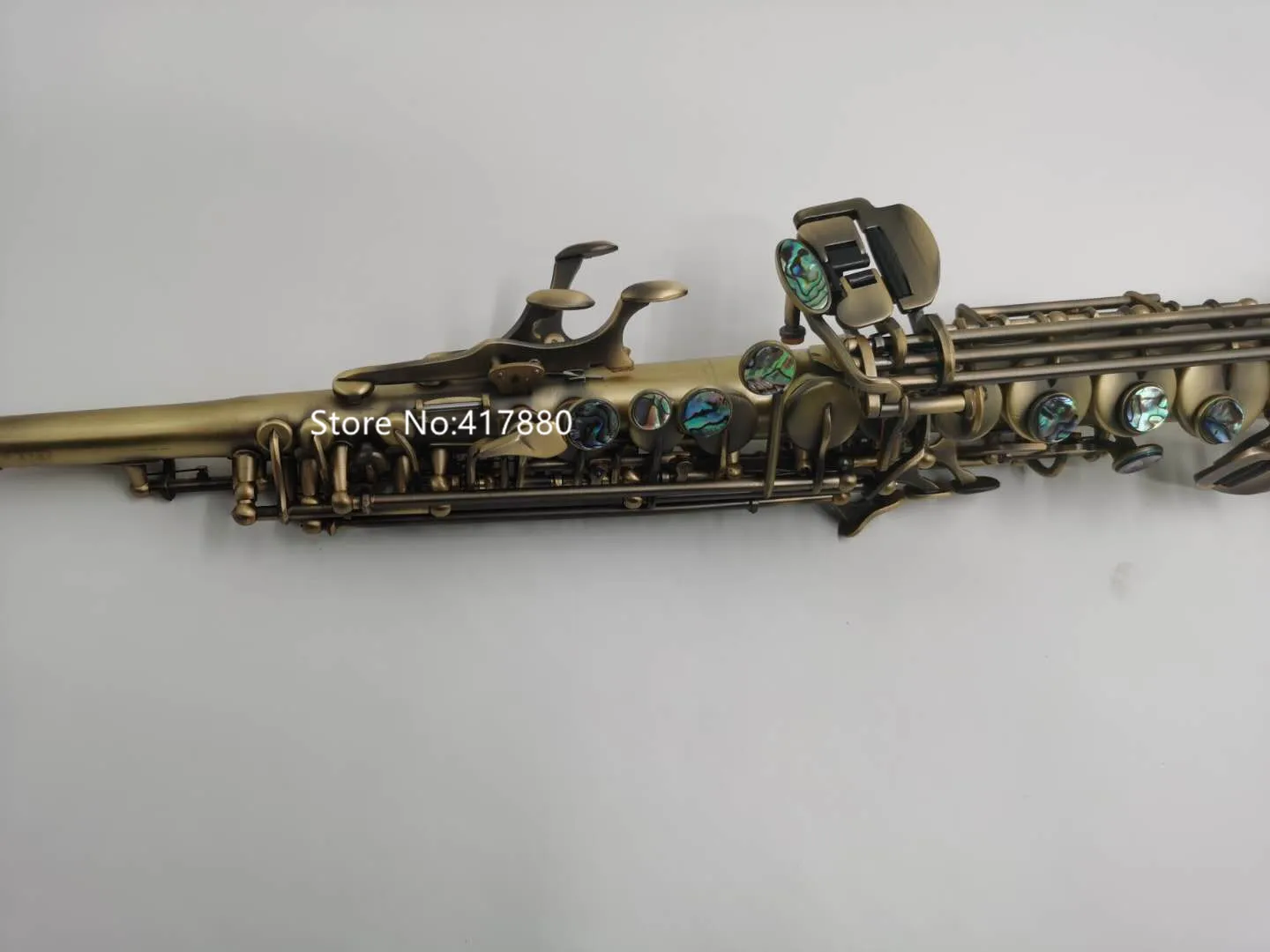 カーブド ソプラノサックス アンティークブロンズ 無銘 美品 楽天市場