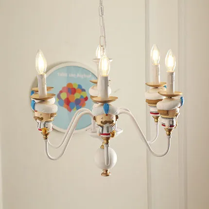 2019 nuevo American Aladdin Children's Room Chandelier Boy Girl Dormitorio Light Model House Lámparas para niños envío gratis