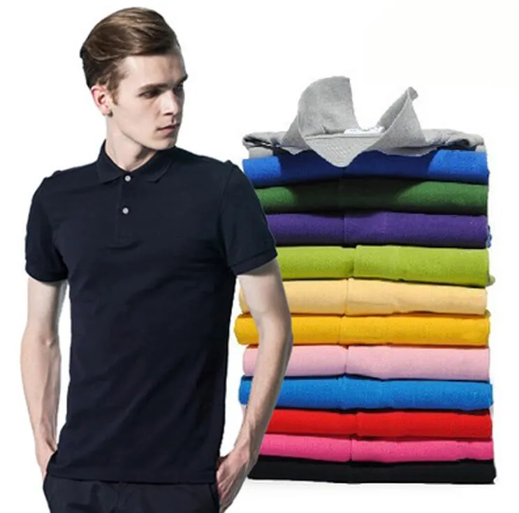 男性のための夏の新しいデザイナーのポロシャツ男性のワニの刺繍半袖Poloshirt Tee Tops女性のカジュアルラペルTシャツ