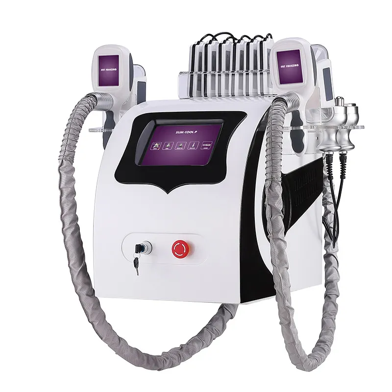 새로운 휴대용 냉동 지질 분해 지방 동결 슬리밍 머신 냉동 요법 초음파 RF LIPOSUCTION LIPO LASER BEAETTEIR Equipment UPS DHL