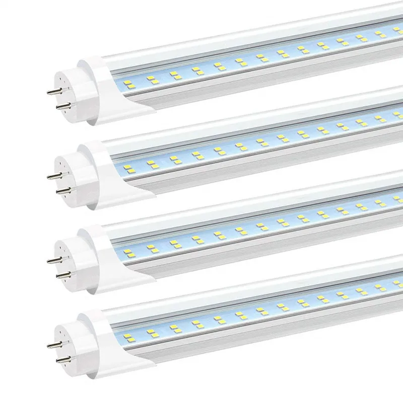 Estoque em US + 4FT LED Tubo 22w 28W Branco Frio 1200mm 4FT SMD2835 96 pcs / 192pcs Super Bright LED led lâmpadas fluorescentes AC85-265V UL