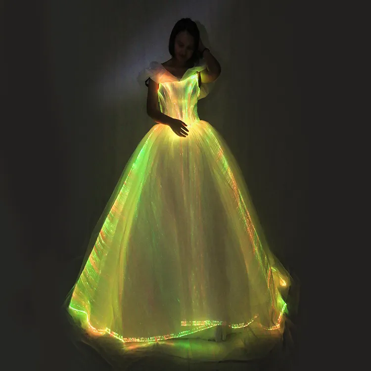 Vestido de noiva com sales led