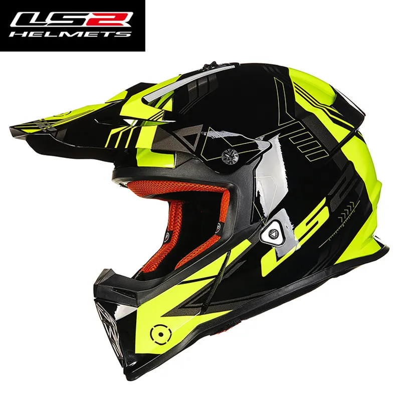 Novo capacete da motocicleta off-road dot motocross profissional