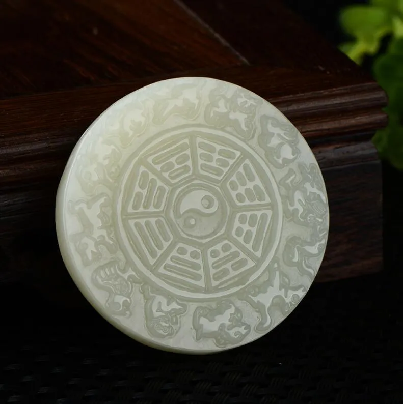 Sheep Fat Afghanistan White Jade Zodiac Gossip Pendant Pendant Jade