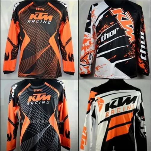 KTM maillots de motocross T shirts OFF ROAD moto V lo V lo V lo Maillots Sweat respirant Maillot VTT Downhill s chage rapide