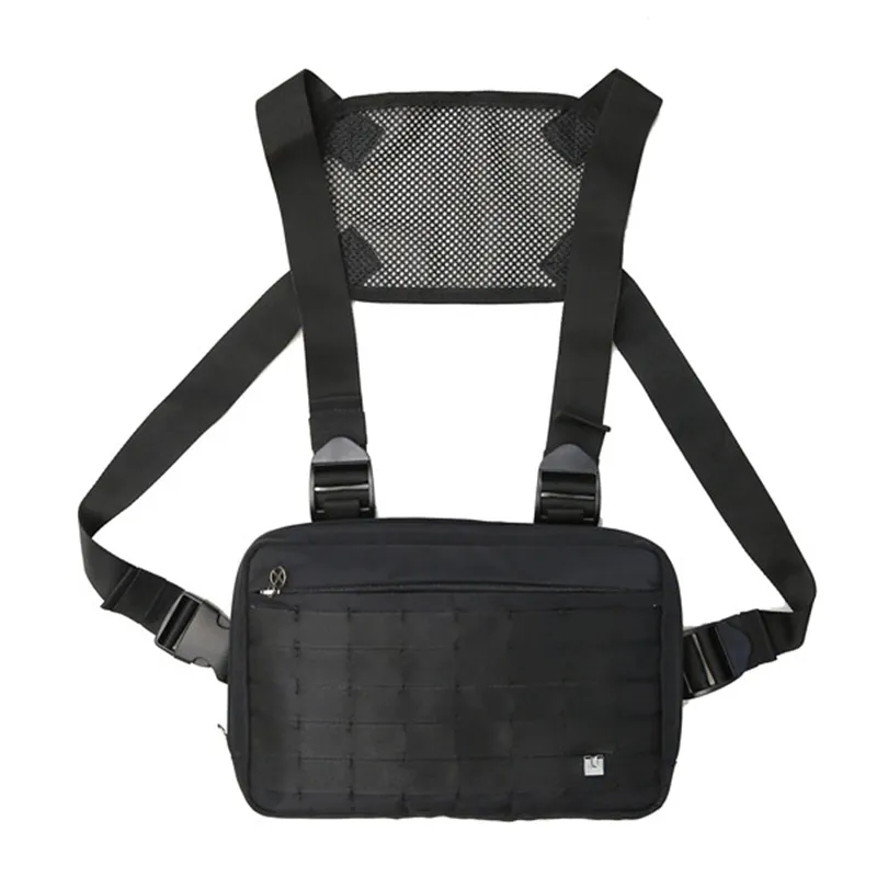 Waist Bags Cross Body Chest Rig Bag Streetwear Black Hip Hop Fanny Pack Men Adjustable Tactical Kanye Packs1 From Goin 14.29 DHgate.Com