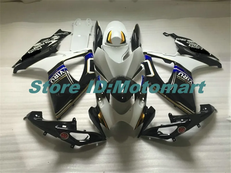 ABS 페어링은 750 년 2006 년 2007 GSXR 600 GSXR에게 스즈키 GSXR600 750 K6 06 07 파란색, 흰색 페어링 GS 키트 + 7 개 선물 Sp137을 설정