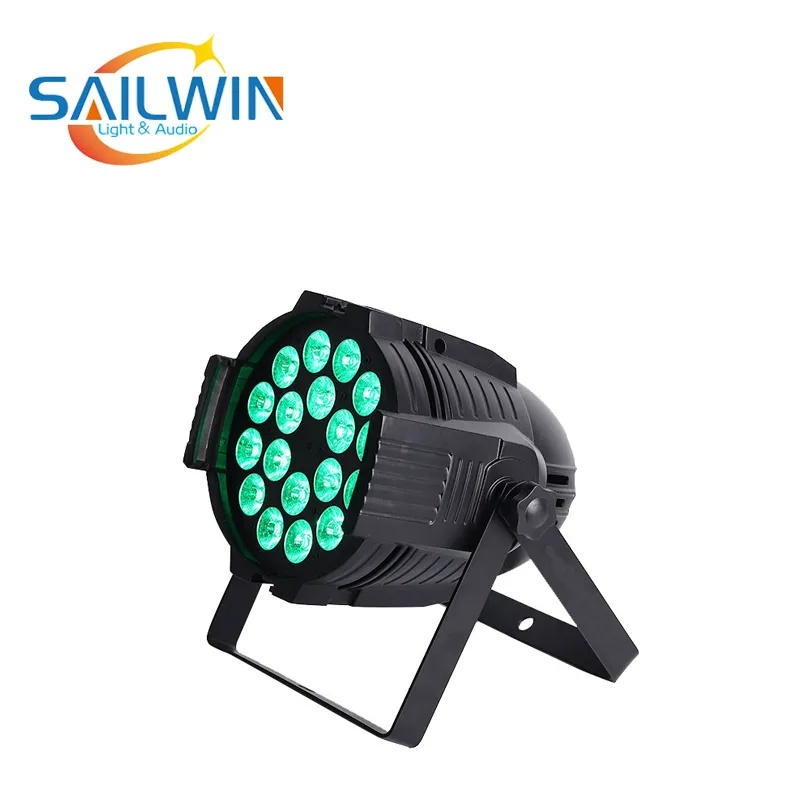 Wedding decoration stage light 18x18w 6in1 rgbwa uv rgbwa led par light