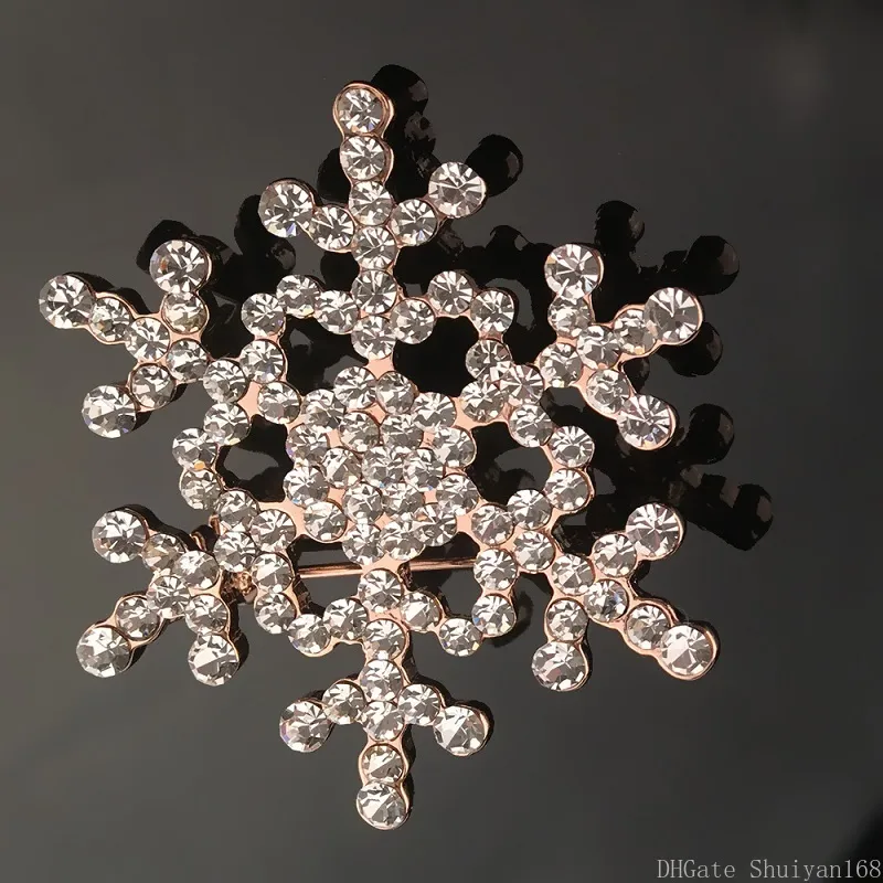 Swarovski snowflake brooch pin discount